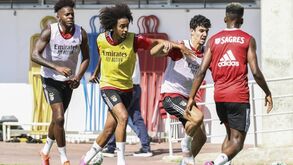 Benfica treina no Seixal com alguns internacionais de regresso