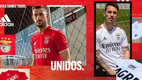 Benfica renova contrato com Adidas e revela novos equipamentos