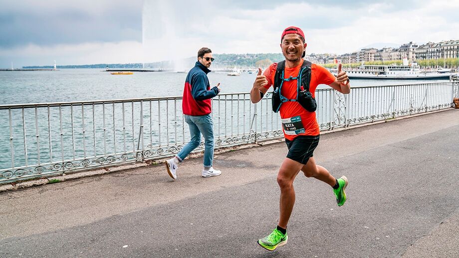 Cerca de 7000 corredores participaram numa inovadora Maratona de Genebra