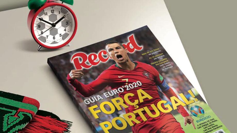 Guia Record Euro'2020 já está nas bancas