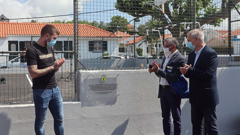 Iuri Medeiros homenageado na sua terra natal