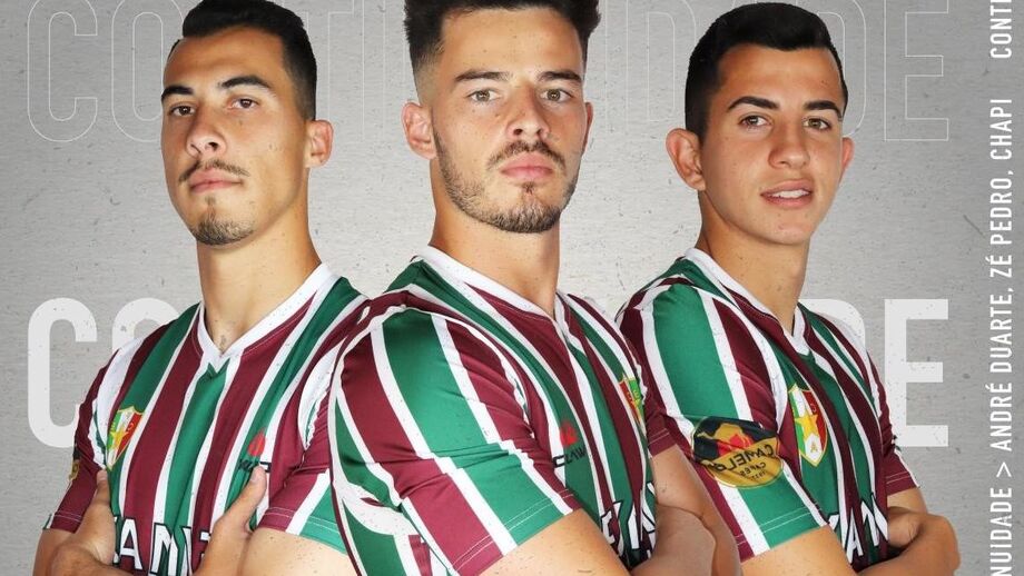 Estrela da Amadora anuncia continuidade de André Duarte, Zé Pedro e Chapi Romano
