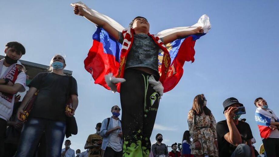 Câmara de Moscovo encerra 'fan zone' devido ao agravamento da pandemia