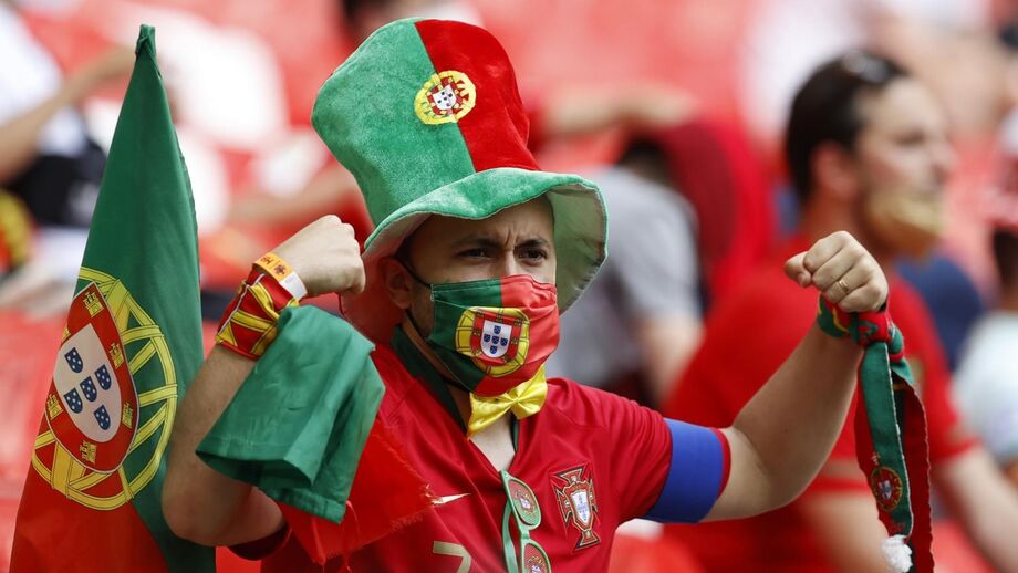 O onze de Portugal para o jogo com a Alemanha