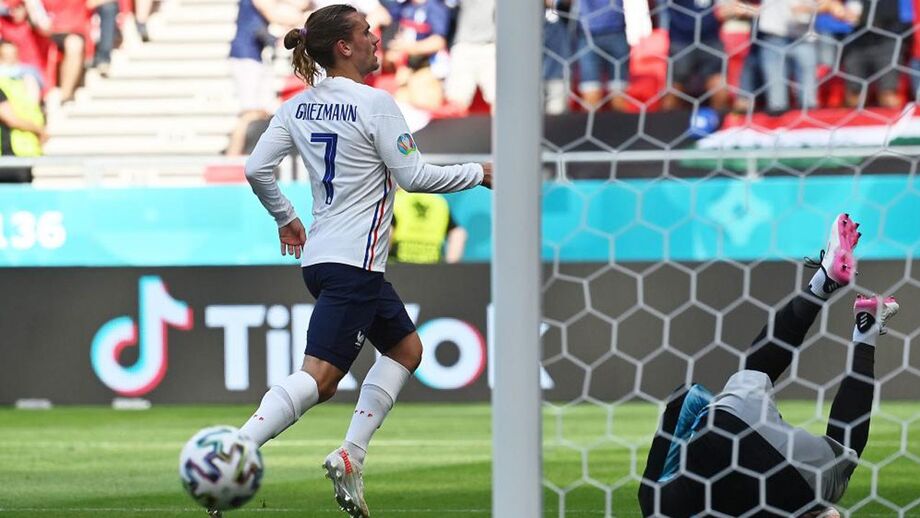 Griezmann no pódio dos marcadores da história dos Europeus