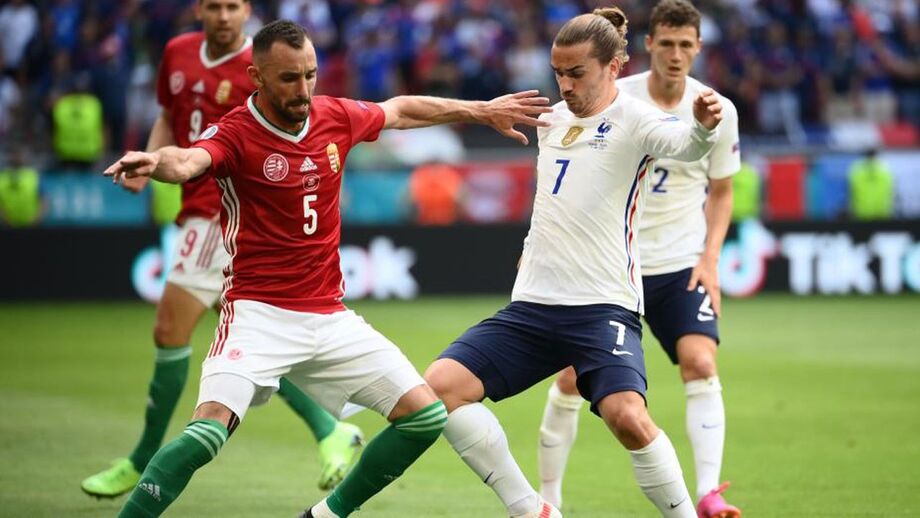 Hungria-França, 1-1: Griezmann evita um mal maior