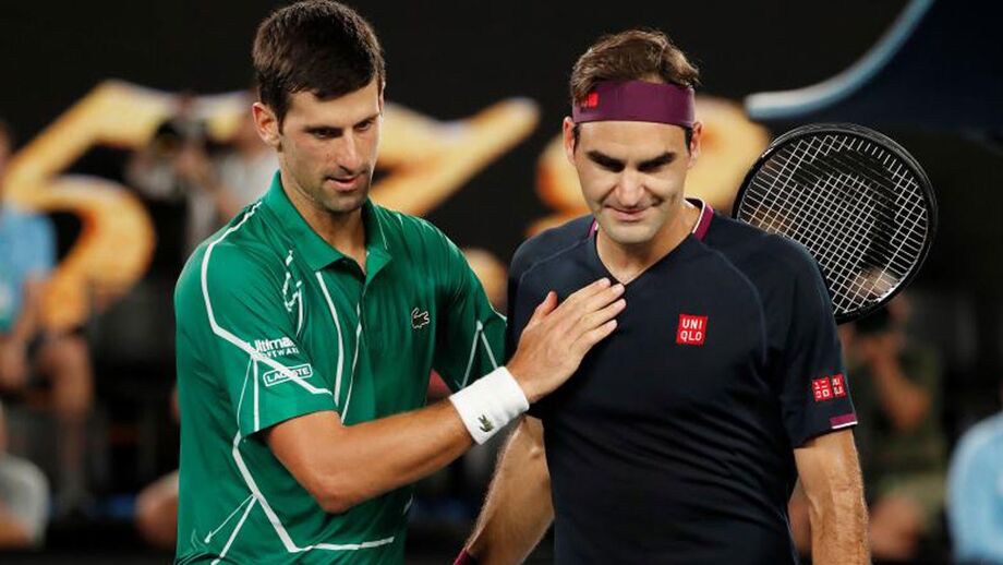 Novak Djokovic e Roger Federer só podem colidir na final de Wimbledon
