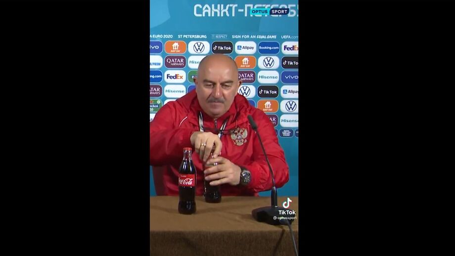 Momento caricato de Stanislav Cherchesov
