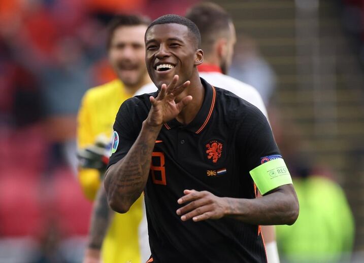 Georginio Wijnaldum (Holanda) - 3 golos/4 jogos