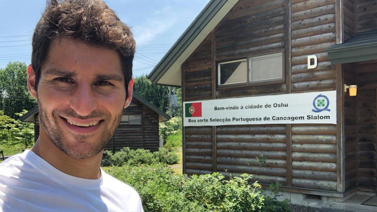 O centro de  estágio esmerou-se  nas boas-vindas a Launay