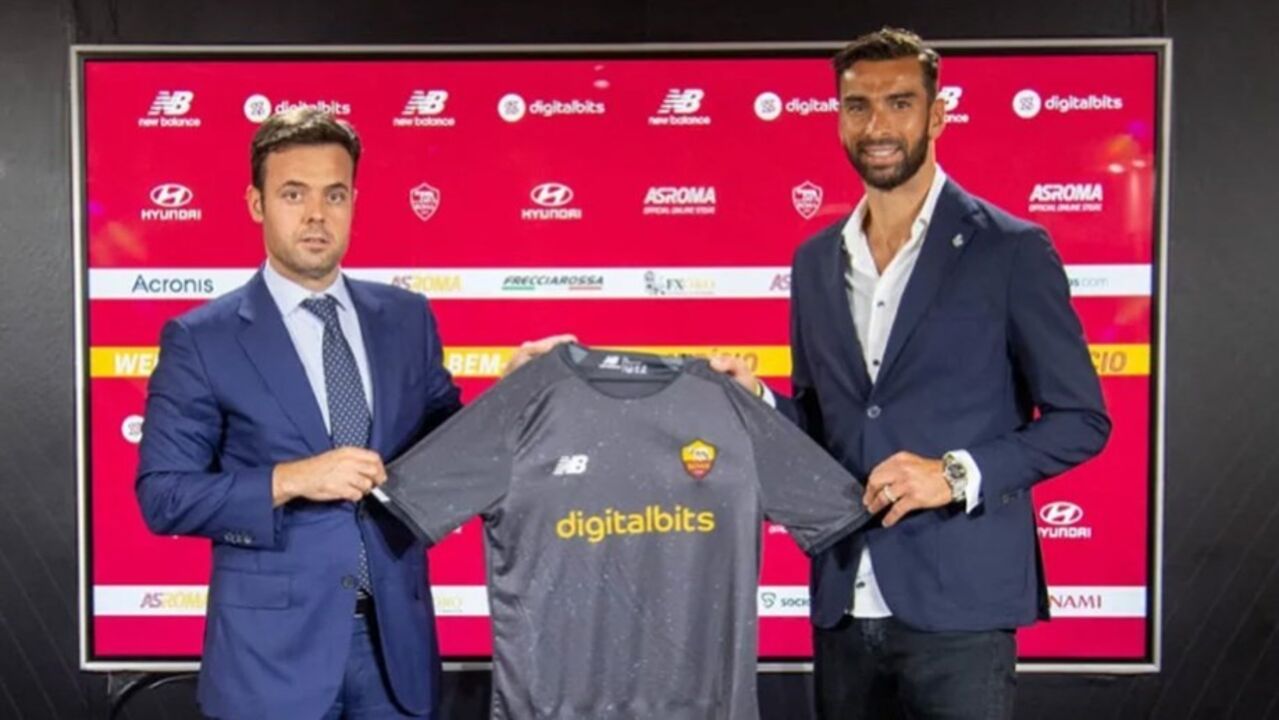 Rui Patrício com Tiago Pinto, diretor-geral da Roma
