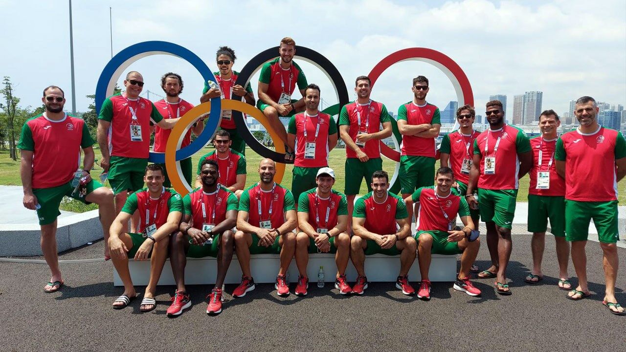 Seleção Nacional de andebol na Aldeia Olímpica
