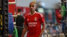 As imagens do primeiro treino de João Mário no Benfica