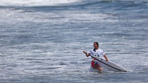 Teresa Bonvalot foi a primeira a surfar uma 'onda olímpica': «Há uns dias estavam a gozar com isso...»