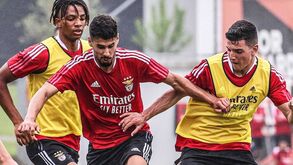 Benfica afina equipa para 2021/22: as imagens do primeiro jogo-treino das águias
