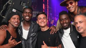 Ronaldinho, Pogba, Dybala, Mendy e Matuidi juntos em Miami: discoteca pela noite dentro