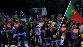 A comitiva portuguesa