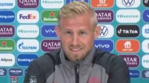 A resposta de Kasper Schmeichel que 'desarmou' toda a imprensa inglesa