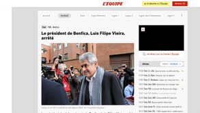 Espanha, França e até na Suécia: detenção de Luís Filipe Vieira com eco na imprensa internacional