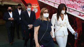 Rui Costa teve o apoio da família na cerimónia de apresentação como presidente do Benfica