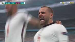 Itália-Inglaterra: Luke Shaw entra para a história e faz o golo mais rápido de sempre na final de um europeu