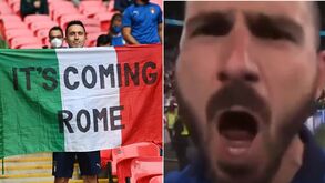 Tarja premonitória e Bonucci aos berros: assim caiu por terra o 'It's coming home'