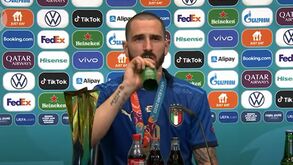 Euro'2020 não podia terminar sem nova rábula da Coca-Coca e da Heineken: agora foi com Bonucci