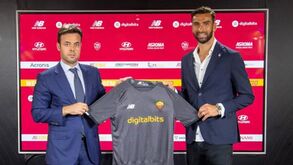 Rui Patrício com Tiago Pinto, diretor-geral da Roma