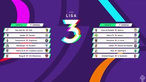 Fique a conhecer a primeira jornada da Liga 3