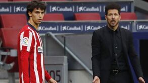 Simeone e o rendimento de João Félix: «Joga bem mas é preciso encontrar lugar para ele»