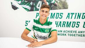 Afonso Moreira assinou contrato profissional pelo Sporting