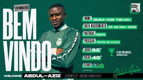 Aziz oficializado como reforço do Rio Ave
