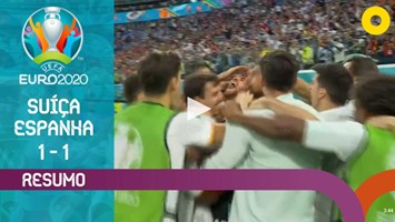 Euro2020: Portugal empata frente à Espanha no primeiro jogo de