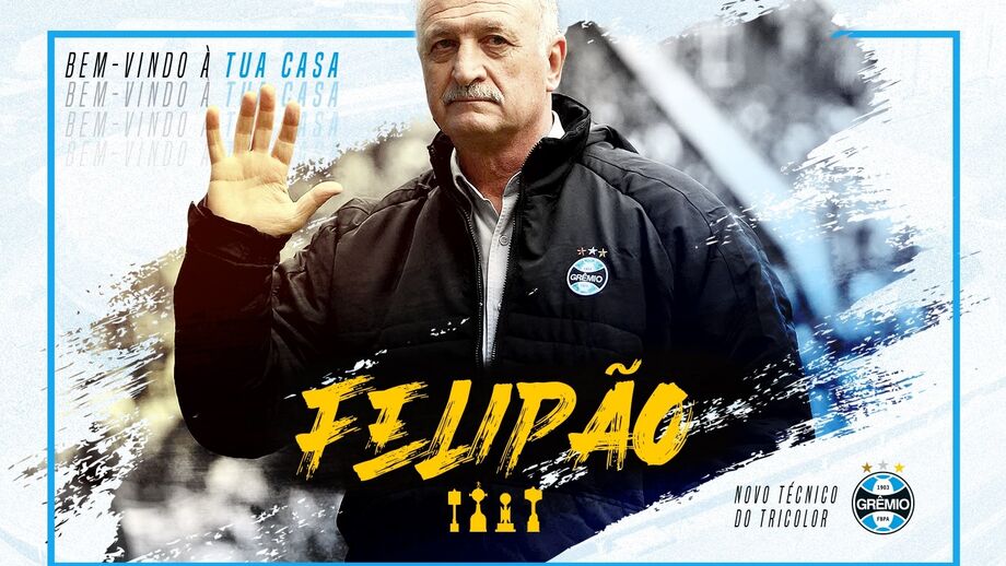Scolari é o novo treinador do Grémio
