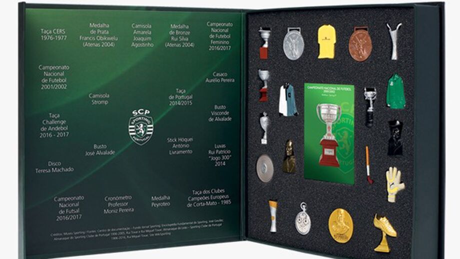 Minimuseu e baralhos de cartas do Sporting: com o Record a partir de hoje