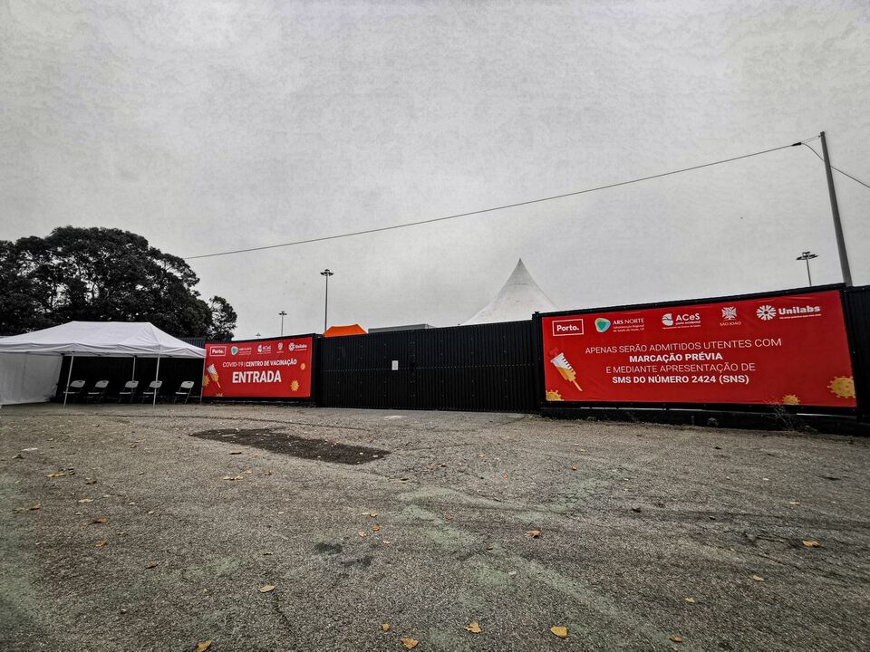 Suspensa vacinação Covid no Queimódromo do Porto