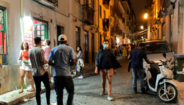 Convívio no Bairro Alto, em Lisboa