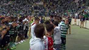 Momentos de tensão: André Horta irrita jogadores do Sporting