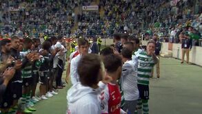 Momentos de tensão: André Horta irrita jogadores do Sporting