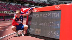 Warholm de ouro nos 400m barreiras com um super recorde mundial