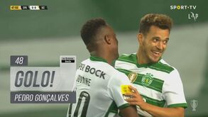 Aí está o primeiro golo da Liga Bwin: Pote remata em arco e coloca o Sporting a vencer o Vizela 