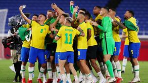 Brasil é bicampeão olímpico de futebol e a festa no relvado fez-se... à altura