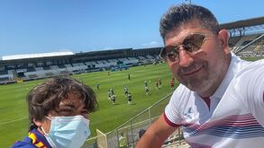 Antigo avançado dos flavienses esteve na Póvoa com emoção