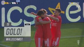 Waldschmidt fez desta forma o segundo golo do Benfica em Moreira de Cónegos 