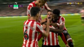 Médio do Brentford marcou assim o primeiro golo da Premier League 2021/22
