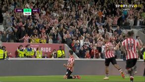 O lance que sentenciou a derrota do Arsenal na 1.ª jornada do campeonato 