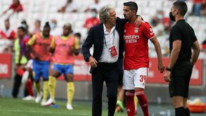 André Almeida voltou a jogar dez meses depois e a Luz recebeu-o com esta ovação