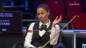 Vídeos mais vistos do ano: ex-namorados defrontaram-se no British Open de snooker e a cena... não foi bonita