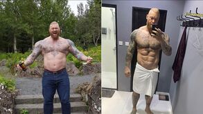 A incrível transformação de Hafþór Björnsson: menos 50 quilos e um físico impressionante