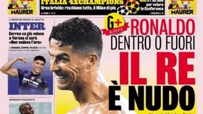 Cristiano Ronaldo domina manchetes dos jornais em Itália